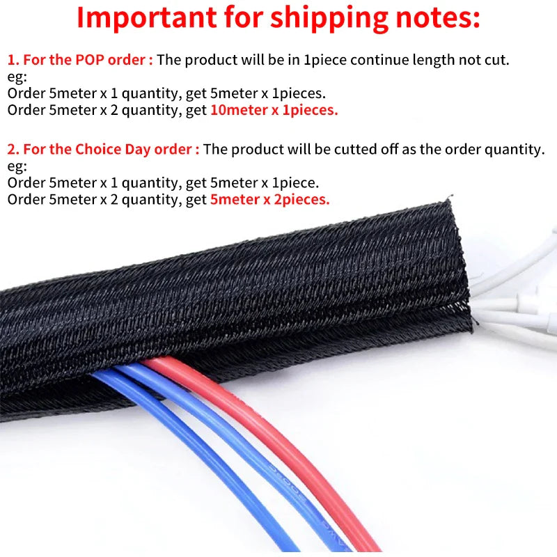 Flexible Cable Organizer Sleeve